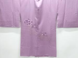 松竹梅模様刺繍ロング絵羽道行コート